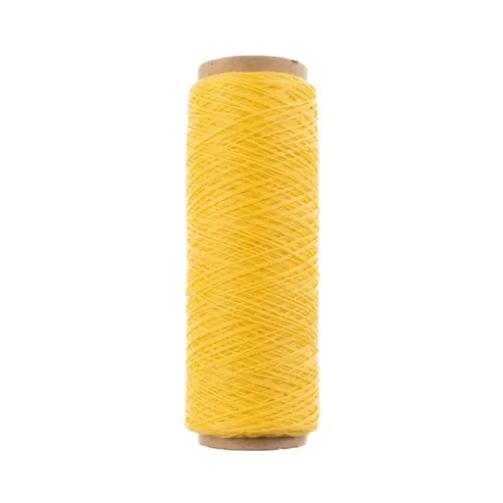 Gudebrod 0.015" 3 Ply Waxed Thread, 500ft. Honey {3}