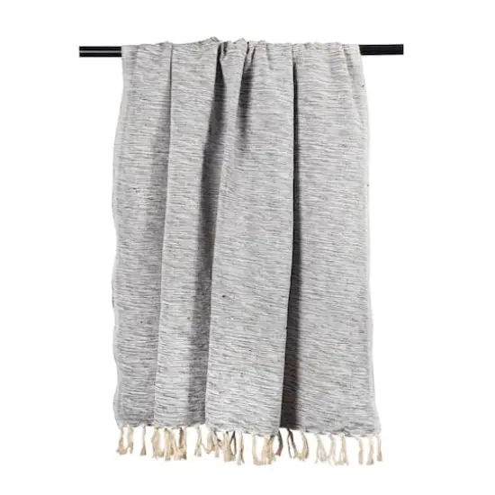 DII&reg; Black Variegated Throw {5}