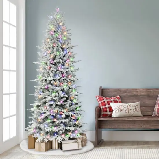 7.5ft. Pre-Lit Northern Fir Artificial Christmas Tree, Color-Select LED Lights {4}