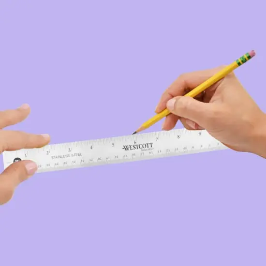 Westcott&reg; Stainless Steel Ruler {9}