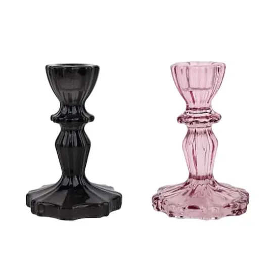 Assorted 4.25" Glass Candle Holder by Ashland&reg;, 1pc. {1}