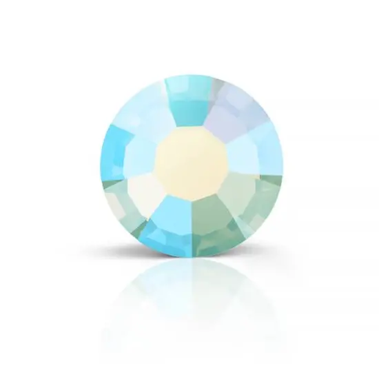 Preciosa MAXIMA SS16 Aurora Borealis Flatback Czech Crystals, 144ct. Chrysolite Opal AB {1}