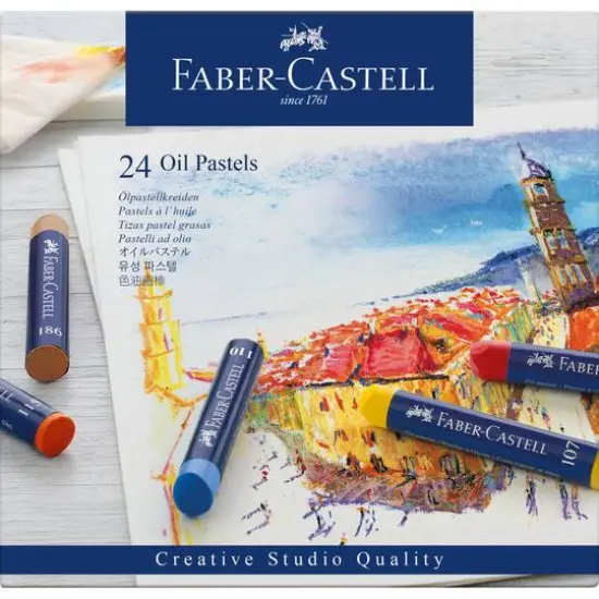 Faber-Castell&reg; Creative Studio 24 Color Oil Pastel Set {3}