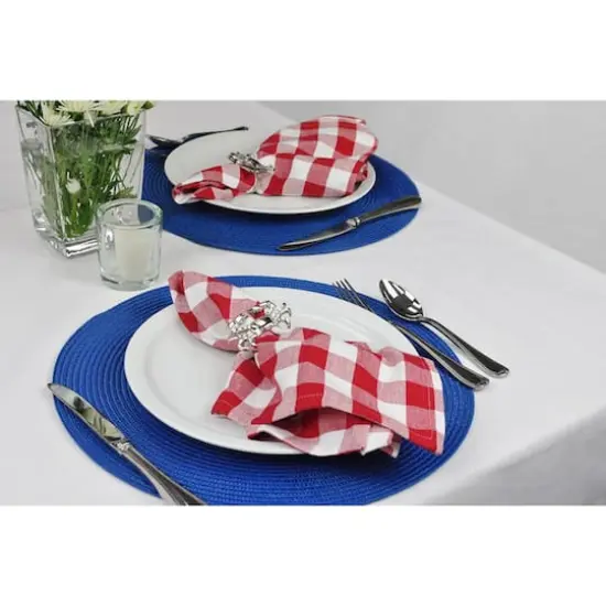 DII&reg; Red & White Checkers Napkin, 6ct. {10}