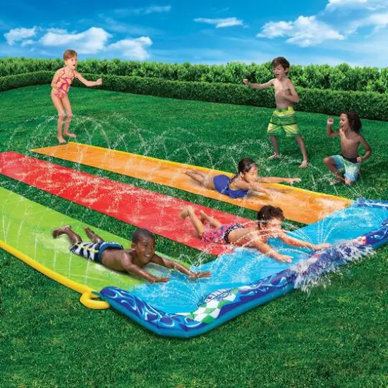 Banzai&reg; 16ft. Triple Tag Racing Slide&trade; {5}