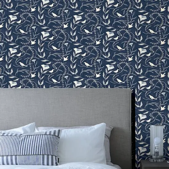 Elana Gabrielle Birdsong Baltic Peel & Stick Wallpaper {3}