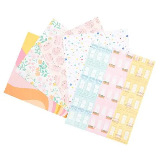 American Crafts&trade; 6" x 8" Odeb Marshall Fantastico Single-Sided Paper Pad, 36ct. {3}