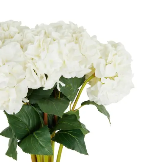 33" White Hydrangea Artificial Flower Stem, 8ct. {5}