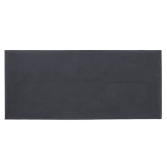 JAM Paper 4.125" x 9.5" Business Translucent Vellum Envelopes, 25ct. Charcoal Gray {1}
