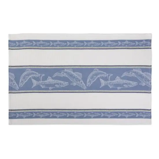 DII&reg; Fish Jacquard Dishtowel, 3ct. {6}