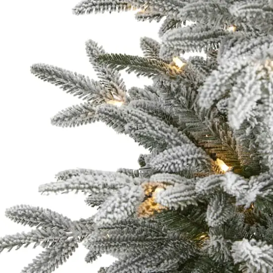 4.5ft. Pre-Lit Manchester Spruce Artificial Christmas Tree, Clear LED Lights {4}