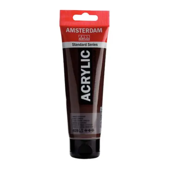 Amsterdam 120mL Standard Acrylic Paint 409 Burnt Umber {1}