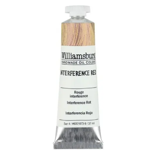 Williamsburg&reg; Artist Oil Colors, 37mL Interference Red {1}