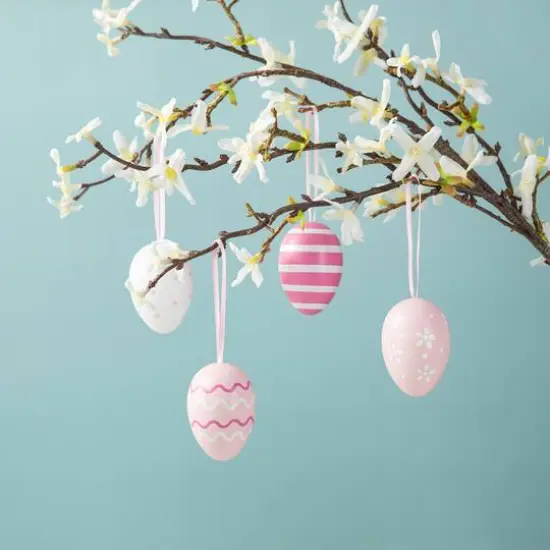 Glitzhome&reg; Blue & Pink Easter Plastic Eggs, 24ct. {3}