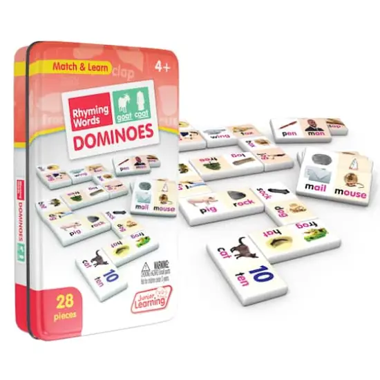 Junior Learning&reg; Rhyming Words Dominoes Set, 2ct. {5}
