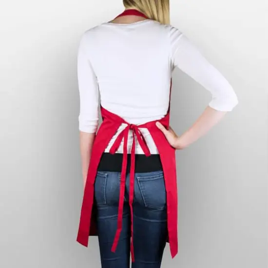 DII&reg; Chino Chef Apron Tango Red {9}