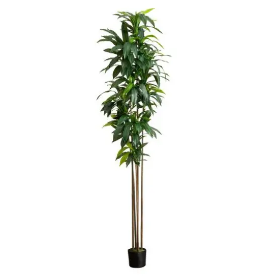 10ft. Potted Green Artificial Dracaena Tree with Real Touch Leaves {1}