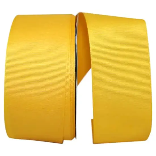 JAM Paper 2.25" Grosgrain Texture Ribbon Yellow Gold {1}