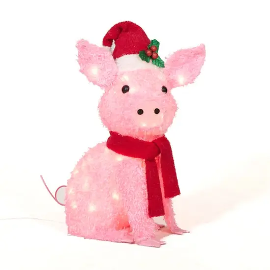 22" Plush Pig Sculpture {1}