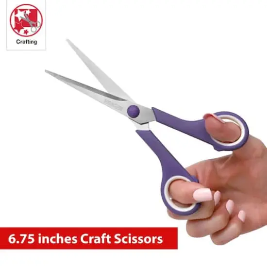 SINGER&reg; Multi-Size Purple 9 Piece Comfort Grip Scissor Set {9}
