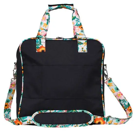 Everything Mary Black & Floral Deluxe Scrapbook Carrying Case {5}