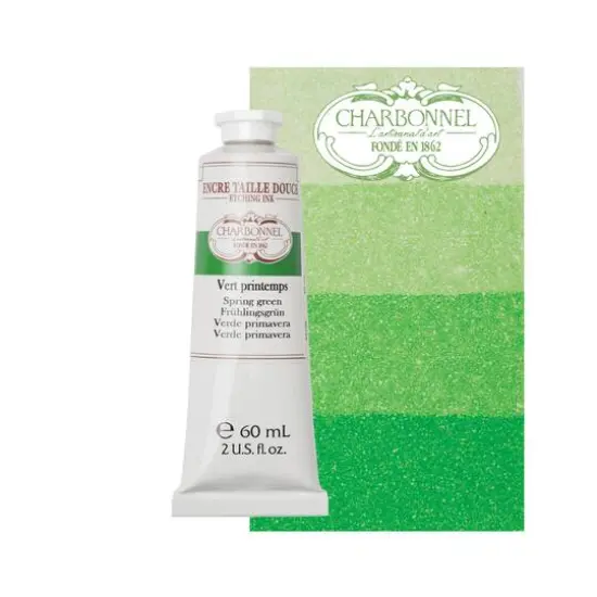Charbonnel Etching Ink, 60mL Spring Green {6}