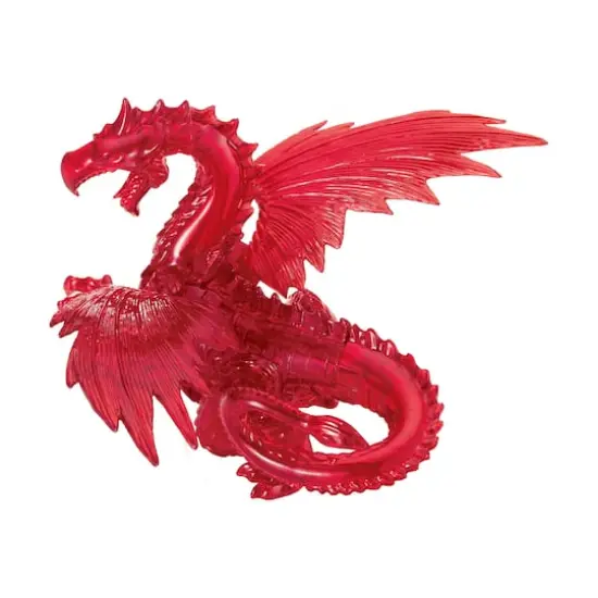 Original 3D Crystal Puzzle&trade; Dragon Red 56 Piece Puzzle {4}