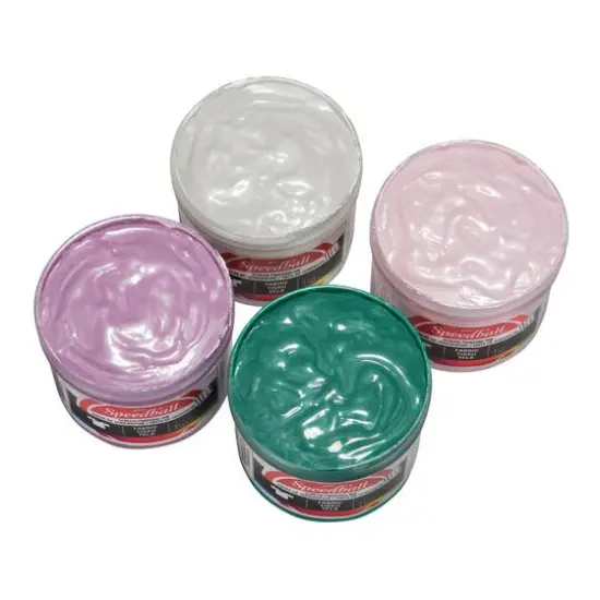 Speedball&reg; Polished Pastels Fabric Screen Printing Ink Set, 4 oz. {3}