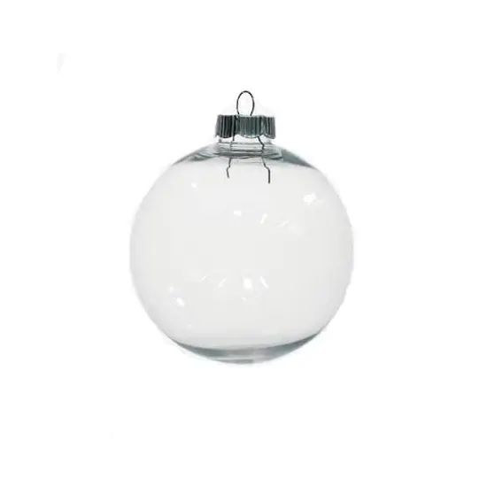 3.5" DIY Clear Plastic Ball Ornaments, 6ct. by Make Market&reg; {3}
