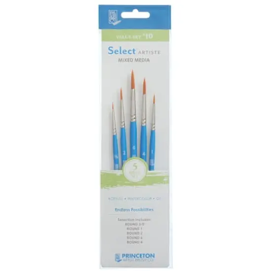 Princeton&trade; Select&trade; Artiste Series 3750 #10 Brush Set {1}