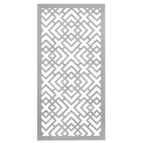 48" White Wood Abstract Farmhouse Wall D&eacute;cor {1}