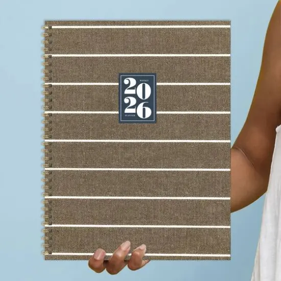 2026 Linen Large Weekly Monthly Planner {9}