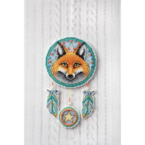MP Studia Fox Ornament Plastic Canvas Counted Cross Stitch Kit {8}