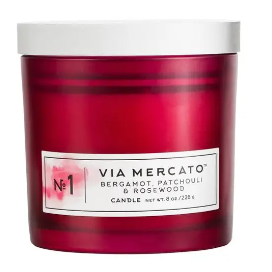 European Soaps Number Jar Candle Bergamot Patchouli and Rosewood {1}