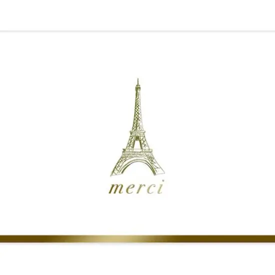 JAM Paper Premium Merci Thank You Card Set, 12ct. {1}