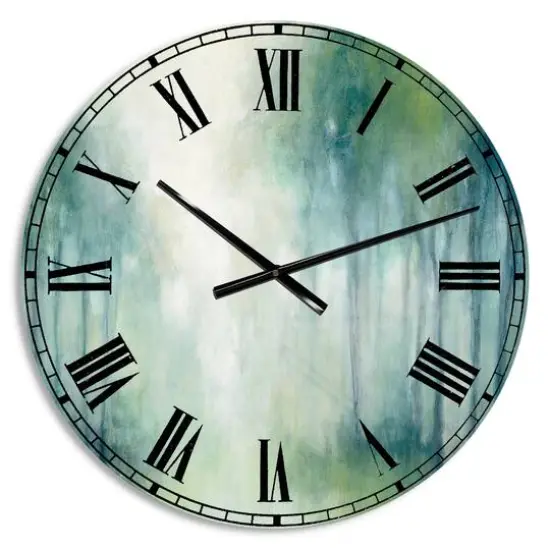 Designart Walk In The Forest Wall Clock {1}