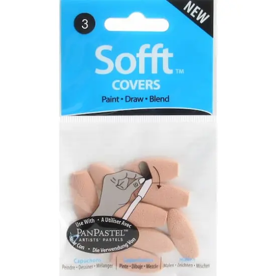 PanPastel&trade; Sofft&reg; Tools, No. 3 Oval Covers, 10ct. {1}