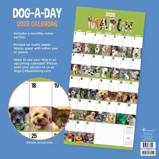 2026 Dog-A-Day Wall Calendar {6}