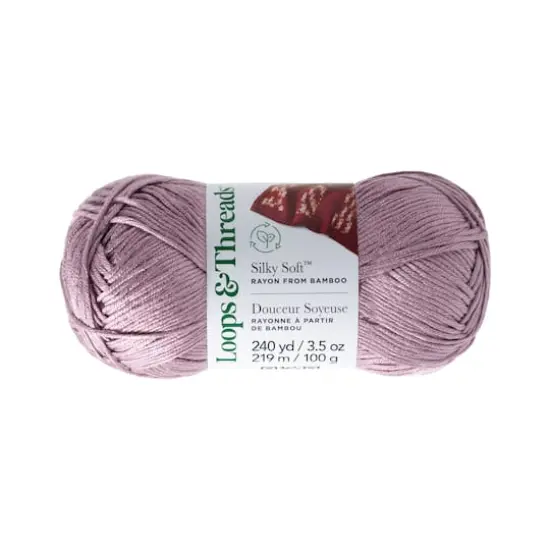 Silky Soft&trade; Yarn by Loops & Threads&reg; Mauve {1}