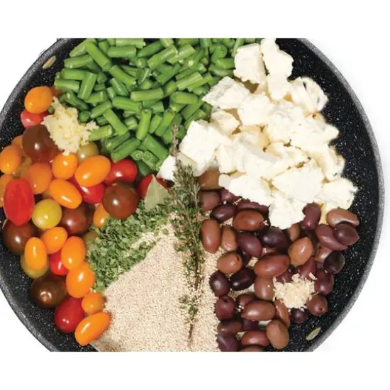 THE ROCK by Starfrit 11" Deep-Fry Pan With Lid & Bakelite Handles {3}