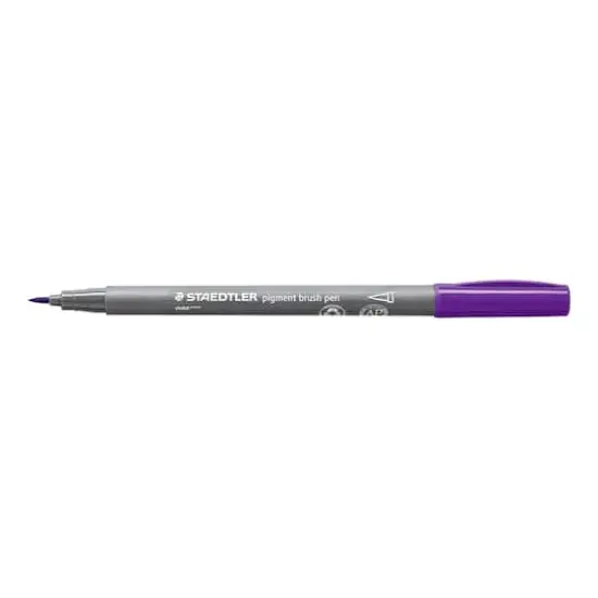 STAEDTLER&reg; Pigments Arts Brush Pen Set Blues and Violets {5}