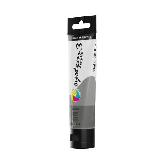 Daler-Rowney&reg; Original System 3 Acrylic Paint, 59mL 702 Silver Imitation {5}