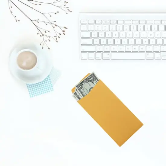 JAM Paper 3.5" x 6.5" Brown Kraft Recycled Coin Business Envelopes, 100ct. {4}