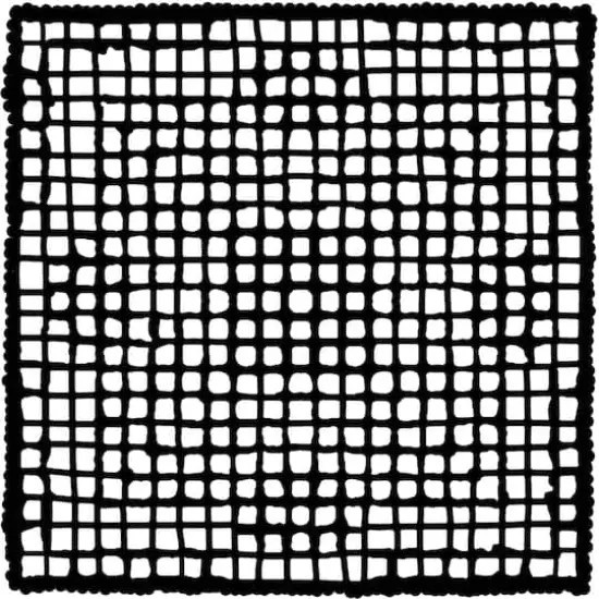 The Crafter's Workshop Screen View Stencil, 6" x 6" {1}