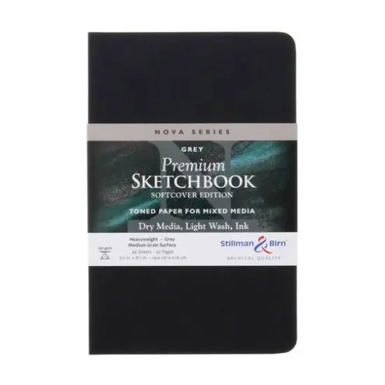 Stillman & Birn&reg; Nova Series Gray Toned Softcover Mixed Media Premium Sketchbook {1}