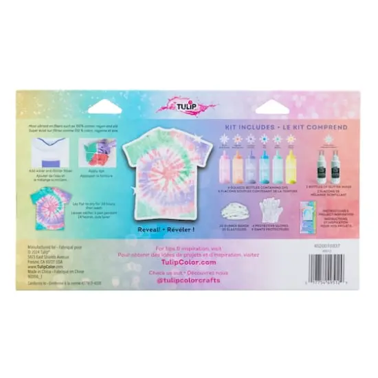 Tulip&reg; 6 Color Glitter Tie Dye Kit {5}