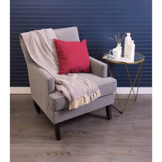 DII&reg; Tango Red Chevron Handloom Throw {5}