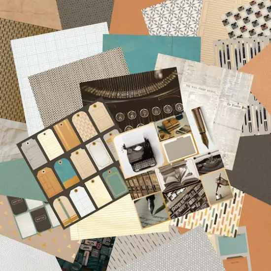 12" x 12" Autobiography Paper Pad by Recollections&trade;, 58 Sheets {4}