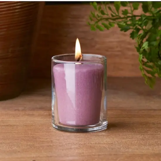 Root Candles Scented 20 Hour Beeswax Blend Votive Candles Gift Box Lavender Vanilla {4}