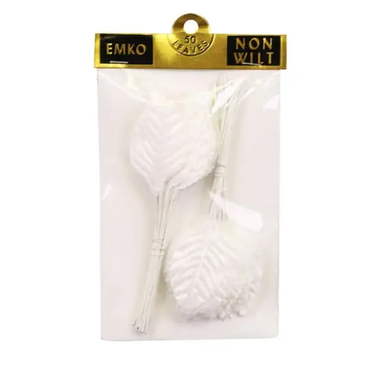 JAM Paper Leaf Accessory, 50ct. Pearl {1}